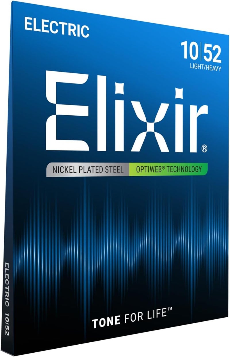 Elixir Electric Guitar Strings 10-52 Light/Heavy - Image 1
