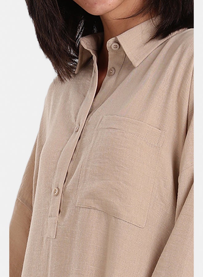 Clue 3/4 Sleeves Midi Dress - Image 4