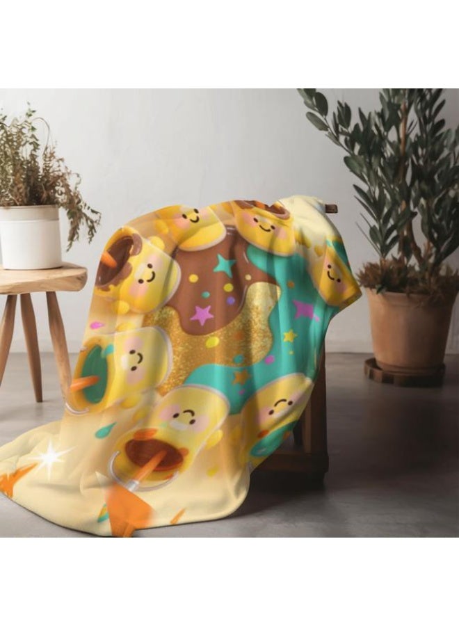 general Wisdom Fairy (latest) flannel thin blanket (warm and comfortable, suitable for sleep, game use, dust and sandproof) 150cm*200cm - 117 - Image 3