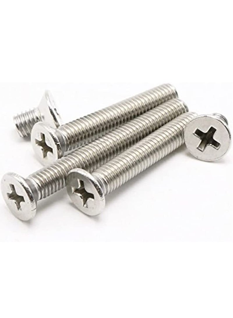 RACO Machine Screws/Bolts Stainless Steel Round Head Phillips Screws Muliti Purpose Use (5, 4x100mm) - Image 1