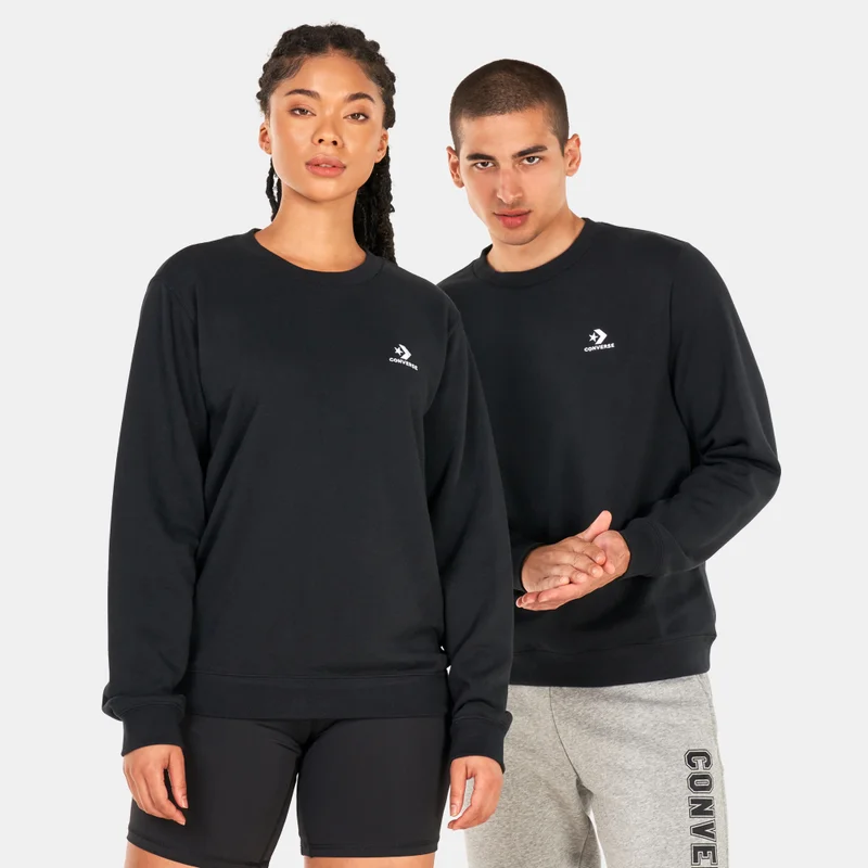 CONVERSE Star Chevron Embroidered Sweatshirt