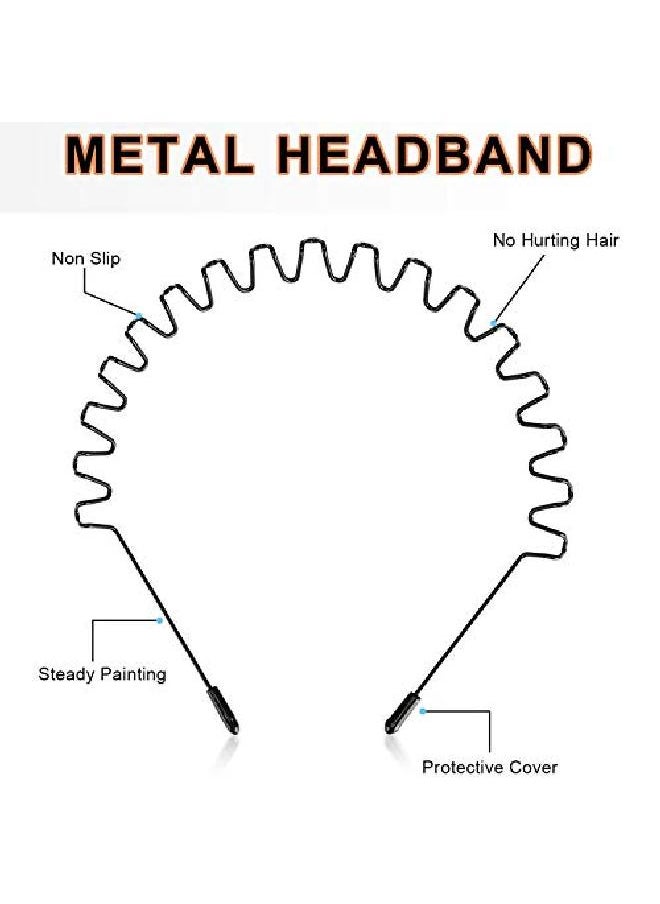 Metal Headbands For Women Men 2 Pack Fash Unisex Black Hairband Sports Headwear Hair Hoop Hair Accessories For Home Outdoor - pzsku/Z0585F6E38730E0F267F6Z/45/_/1659518460/ca7bb179-b7c9-4375-b0f4-0499ee0c4f89