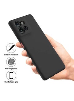 ELTRAZONE Motorola Moto G15 4G 2025 Premium Soft Liquid Silicone Case Cover – Black, Ultra-Protective, Sleek Design, Shock Absorbent, Anti-Scratch, Easy Grip, Full Access to Ports & Buttons – Durable, Lightweight, Slim Fit for Motorola Moto G15 4G  - Image 5