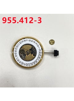1 x 5 pcs Swiss Quartz 955.412 Movement Watch Parts 955.412-6 three needles