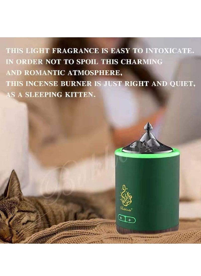 Bakhoor Electric Bukhoor Dukhoon Aroma Diffuser For Home Office Car Rechargeable Portable Mini USB Power Incense Burner  - Image 2