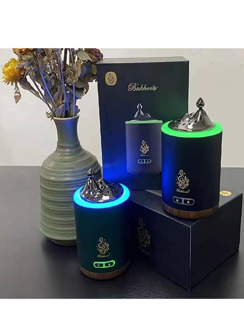 Bakhoor Electric Bukhoor Dukhoon Aroma Diffuser For Home Office Car Rechargeable Portable Mini USB Power Incense Burner  - Image 1