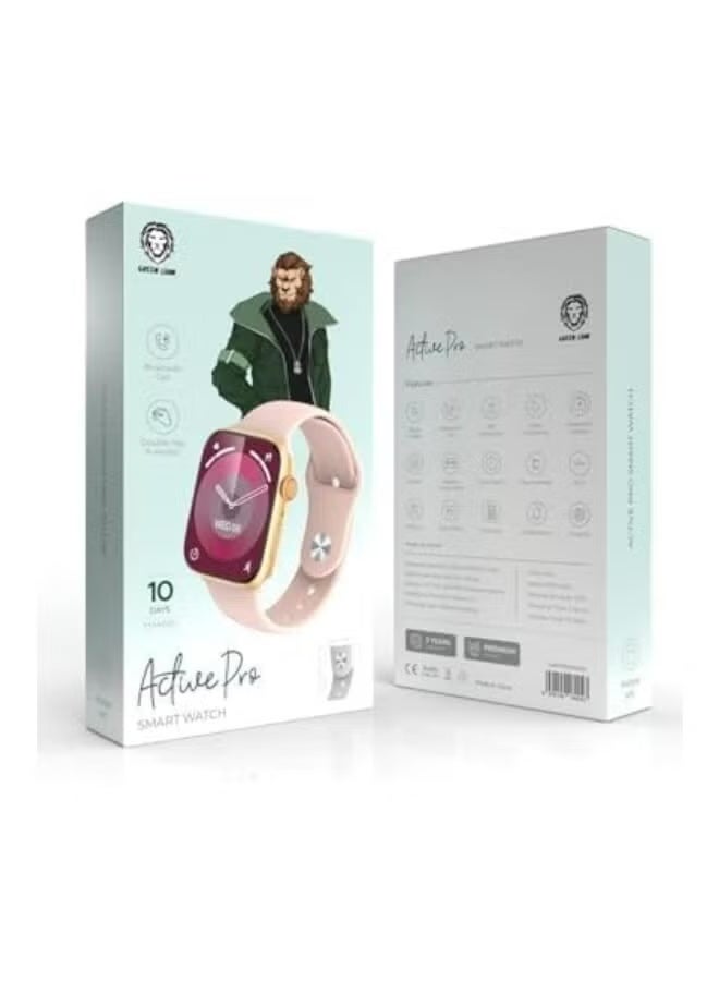 Green Lion Active Pro Smart Watch - Pink - Image 1