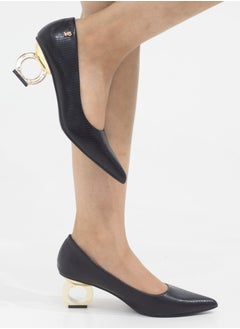 LAMARAPARIS Orchid pointy court on 6cm special circle heel lizard  - Image 2