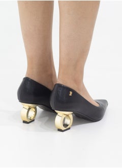 LAMARAPARIS Orchid pointy court on 6cm special circle heel lizard  - Image 4