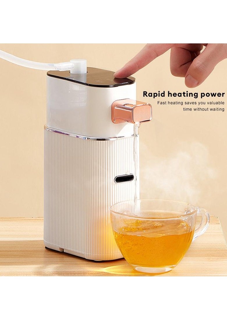 EVEREEN Portable Instant Water Dispenser - European Plug Quick 3 Second Heating Adjustable Temperature Control Mini Desktop Heater for Office Travel Friendly for Tea Coffee Milk No Battery Electric Power Supply Durable Plastic  - Image 5