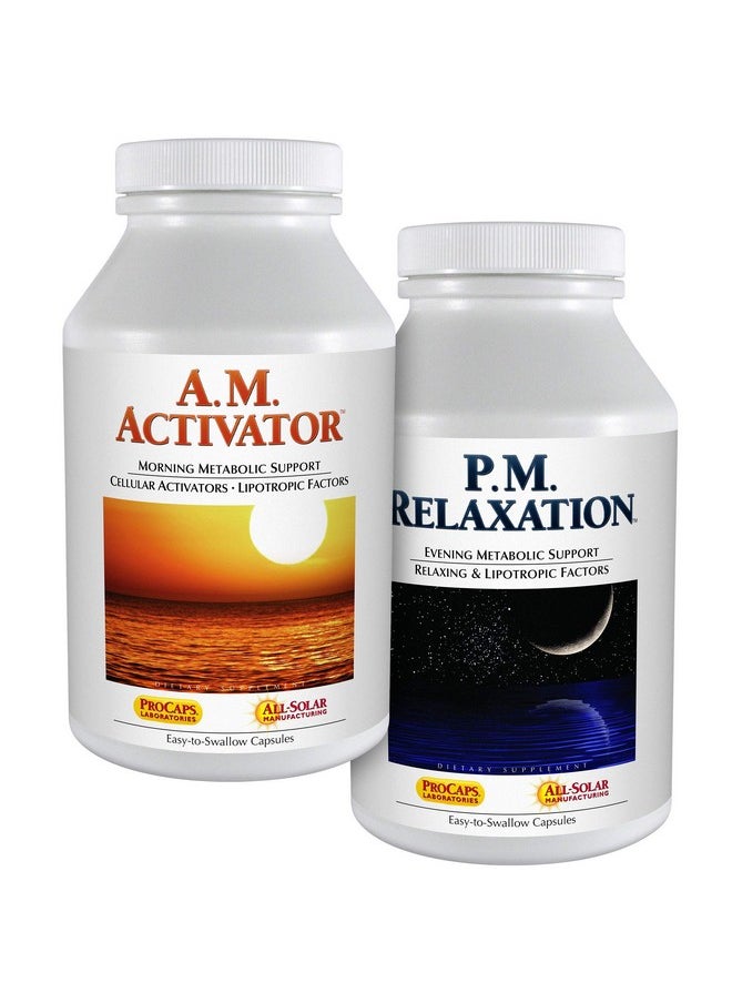 A.M. Activator And P.M. Relaxation Kit 30 Capsules Of Each A.M. Activator Promotes Energy And Fat Metabolism While P.M. Relaxation Encourages A Restful Night - pzsku/Z058621A9E14C085E2D80Z/45/_/1696934743/3cdf6aaf-90d8-4182-829f-87942ec6e857