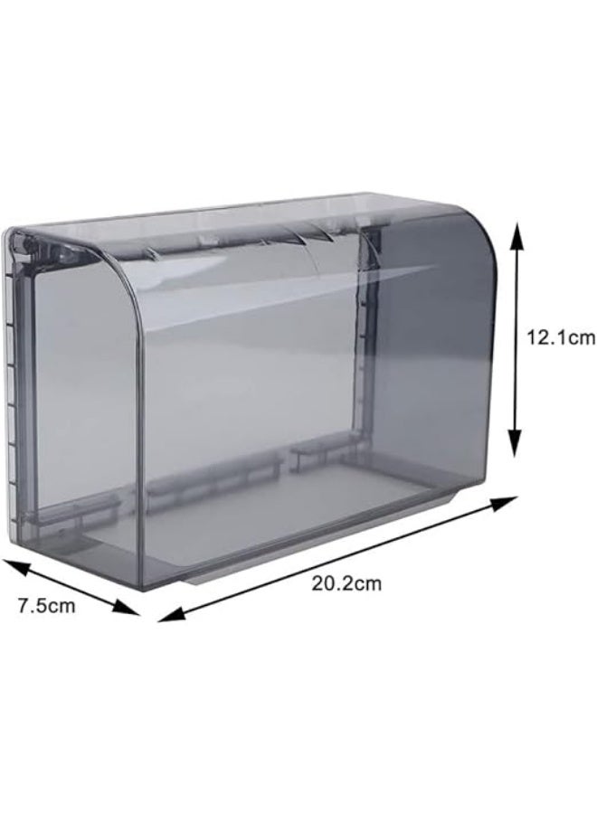 erorex Wall Switch Waterproof Cover Box, Plastic Weatherproof Outlet Cover, Outdoor Outlet Cover, Flip Electrical Outlet Covers for Home Bathroom Kitchen Improvement Accessory, 20.2x12.1x7.5 cm - Image 4