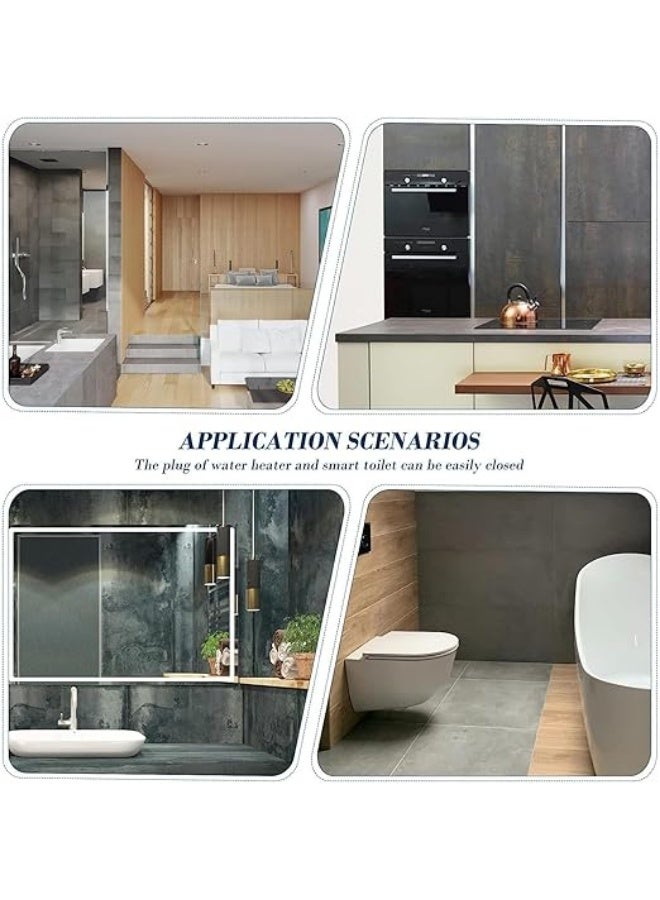 erorex Wall Switch Waterproof Cover Box, Plastic Weatherproof Outlet Cover, Outdoor Outlet Cover, Flip Electrical Outlet Covers for Home Bathroom Kitchen Improvement Accessory, 20.2x12.1x7.5 cm - Image 5