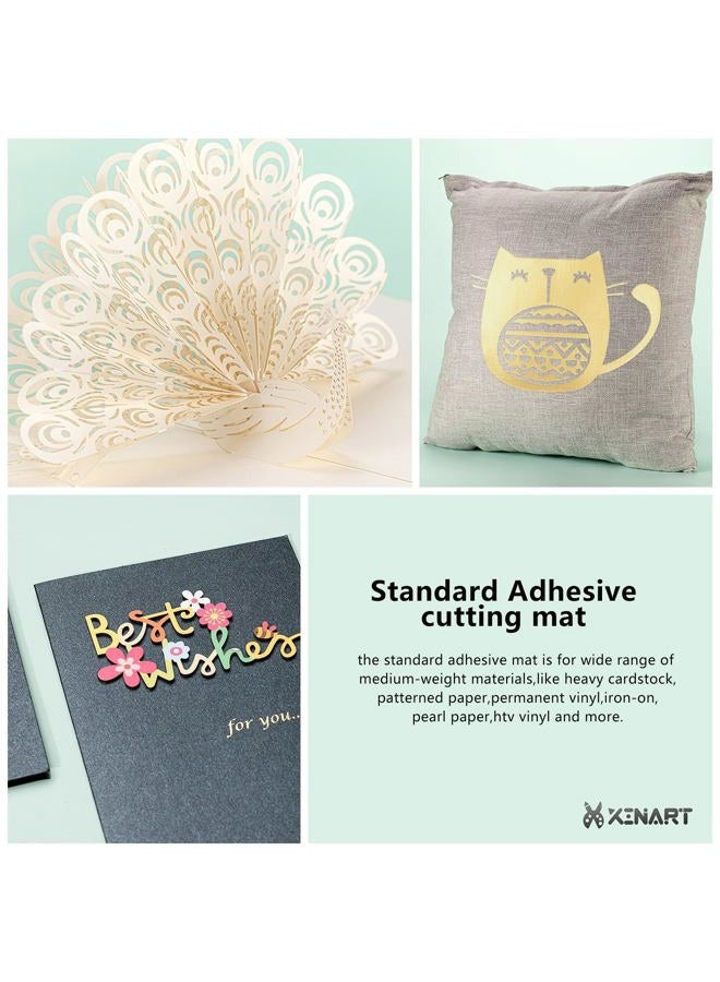 Xinart 12x12 Cutting Mat for Cricut (12x12", 6 Pack Variety Grip) - Image 4