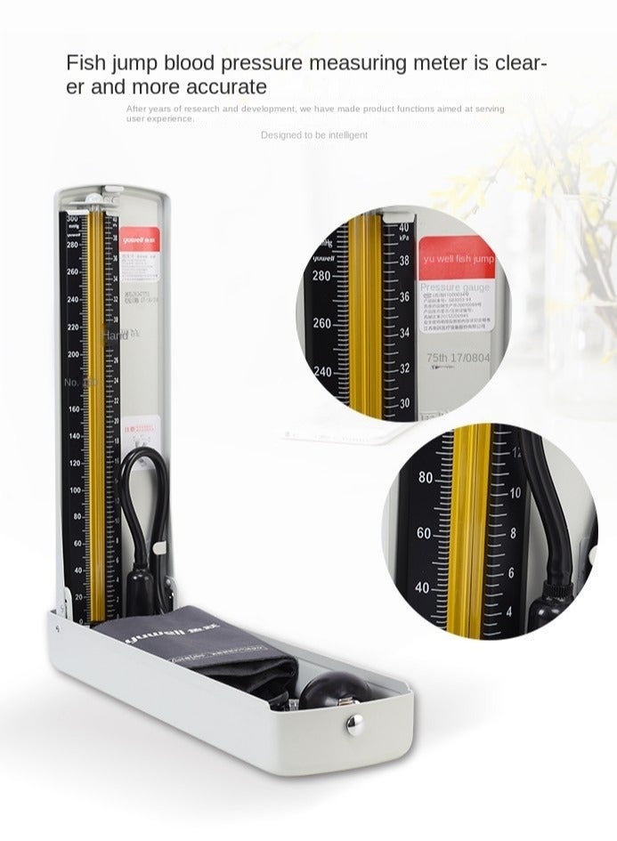 YUYUE Yuyue Mercury Sphygmomanometer With Stethoscope Home Blood Pressure Measurement And Testing Instrument  - Image 3