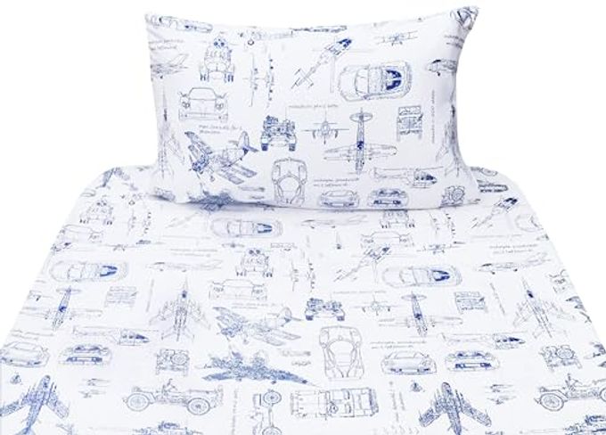 JPINNO CARS TANK HELICOPTER AIRCRAFT MILITARY TRANSPORT VEHICLES TWIN 100 COTTON 3 PIECES SHEET SET FOR KIDS BOYS CHILDREN FLAT SHEET FITTED SHEET PILLOWCASE BEDDING SET