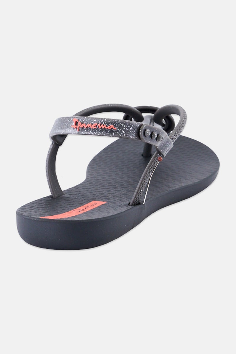 Ipanema Women Trendy Fem Snap Closure Sandals, Grey - Image 2