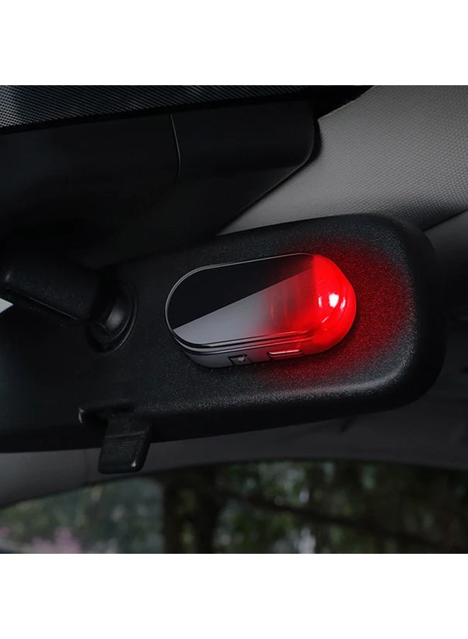 2pcs Red LED Car Anti Theft Analog Indicator Interior Decorative Lights - Image 4