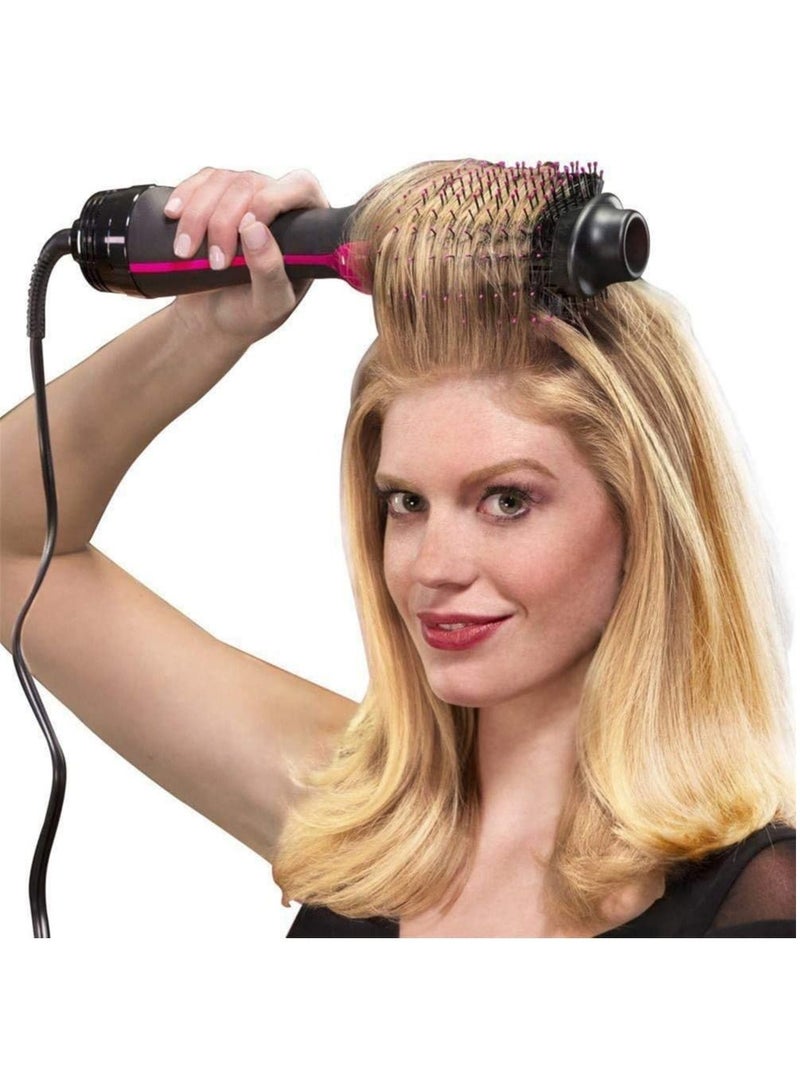 Hair Dryer Brush and Hot Air Brush, Bvser Air Hair Brush 3 in 1 One Step Hair Dryer and Styler Volumizer for Rotating Straightening, Curling, Salon Negative Ion Ceramic Blow Dryer Brush - Image 2
