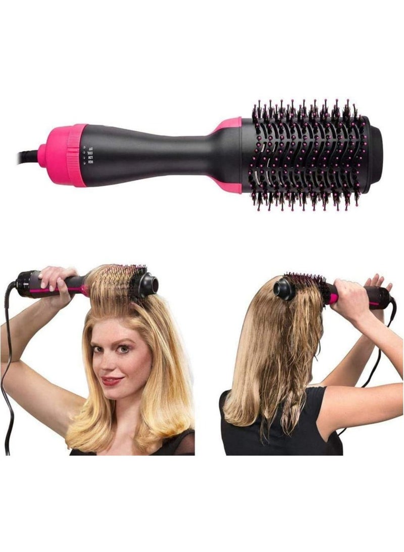 Hair Dryer Brush and Hot Air Brush, Bvser Air Hair Brush 3 in 1 One Step Hair Dryer and Styler Volumizer for Rotating Straightening, Curling, Salon Negative Ion Ceramic Blow Dryer Brush - Image 4