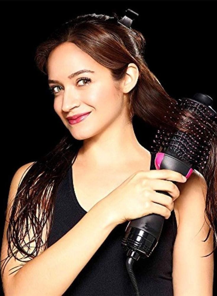 Hair Dryer Brush and Hot Air Brush, Bvser Air Hair Brush 3 in 1 One Step Hair Dryer and Styler Volumizer for Rotating Straightening, Curling, Salon Negative Ion Ceramic Blow Dryer Brush - Image 3