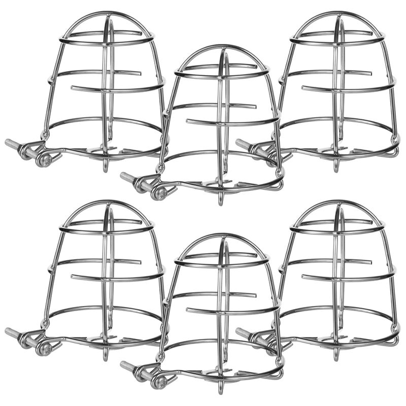 Fire Sprinkler Safety Covers, 6 Metal Guards with Clamp Mounts, 15 Mm Compatible, Reinforced Impact Protection for Sprinkler Heads - Image 4