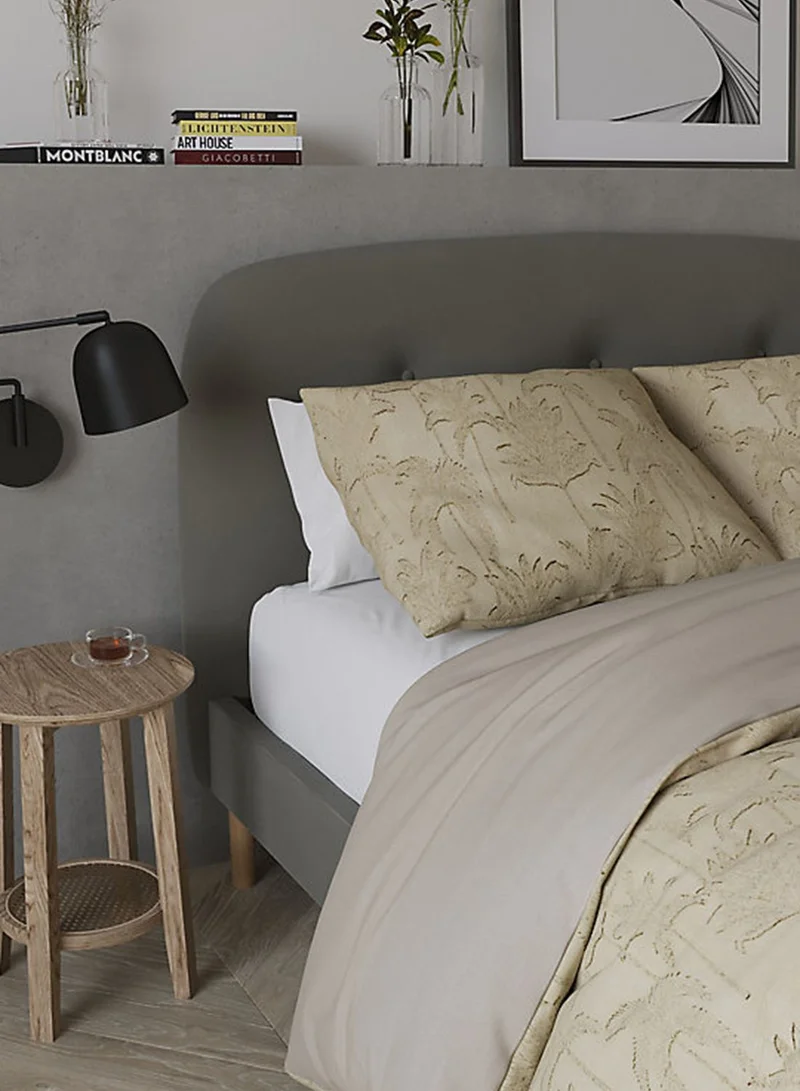 Marks & Spencer Cotton Rich Palm Jacquard Super King Bedding Set