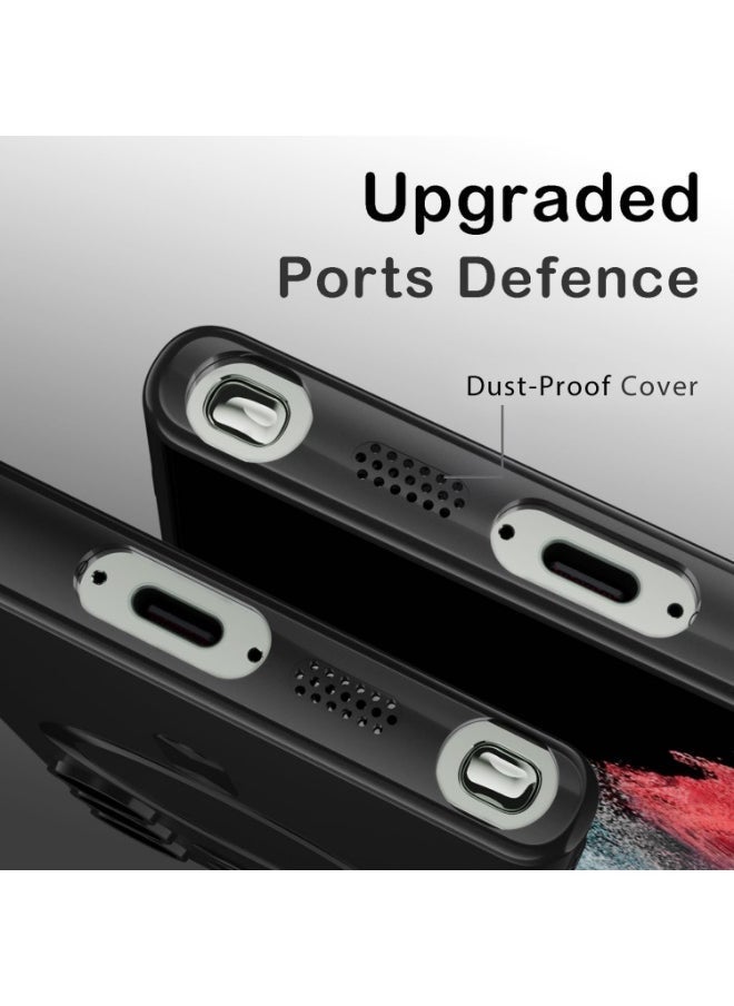 Raxoom Samsung Galaxy S23 Ultra Case Cover Compatible with MagSafe | Slim Thin Magnetic Protective Case for Galaxy S23 Ultra 6.8-Inch | Shockproof Clear Cover with Wireless Charging Support | Anti-Yellow, Lightweight, Precise Cutouts & Raised Edges - Image 4