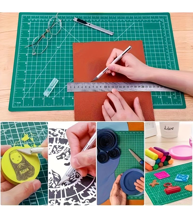 123pcs Precision Carving Knife Set Craft Tool For Art Scrapbooking Wood Carving Plastic Model Includes 3 Handles And 120 Replacement Blades - Image 4