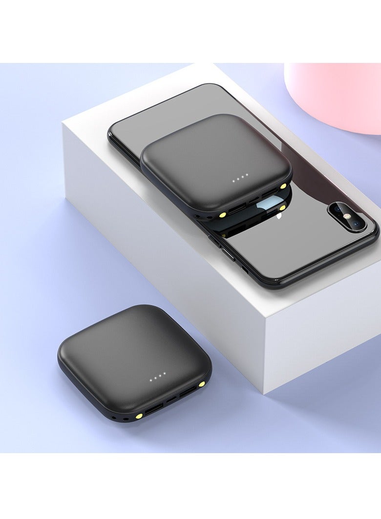 20000 mAh portable power bank creative high-looking mini large capacity fast charging power bank (black) - Image 1