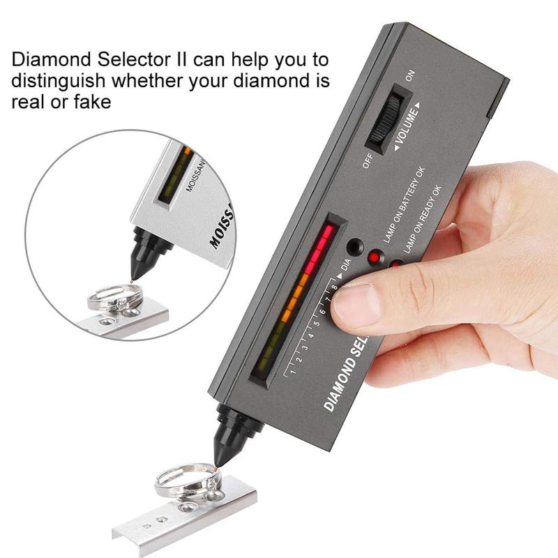 woobles Diamond Tester Tool Set, Diamond Tester Diamond Tester Diamond Detector Selector, Gems Stone Hardness Test Tool Diamond Testers High Accuracy Diamond Tester Professional Jeweler - Image 3