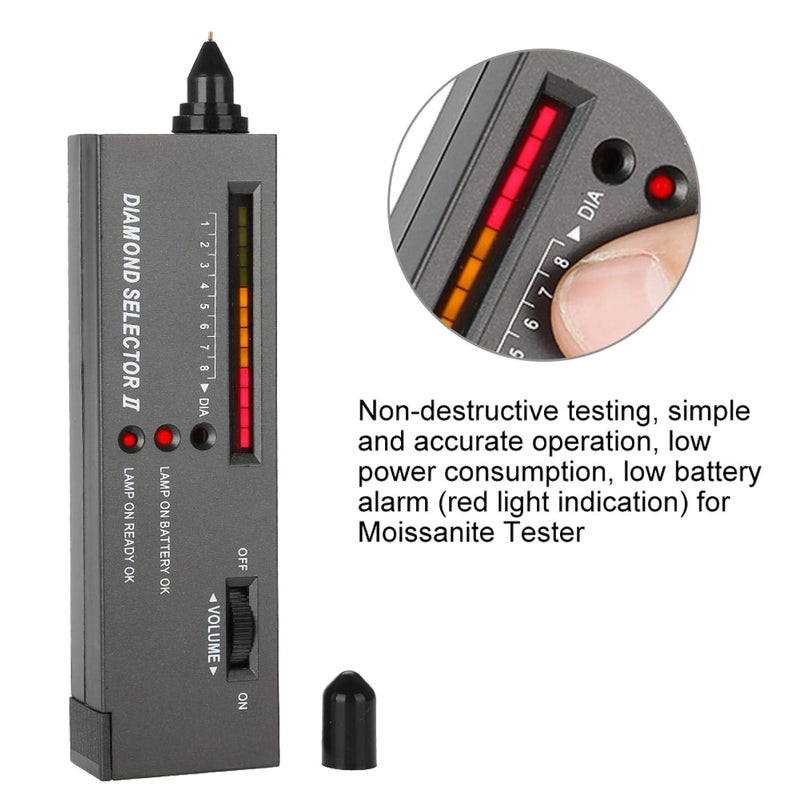 woobles Diamond Tester Tool Set, Diamond Tester Diamond Tester Diamond Detector Selector, Gems Stone Hardness Test Tool Diamond Testers High Accuracy Diamond Tester Professional Jeweler - Image 4