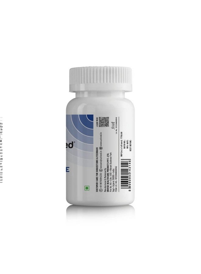 Unived Unived Natural Caffeine L-Theanine Capsules (100mg/200mg), for Energy & Focus, Nootropic, 60 Vegan Capsules  - Image 4