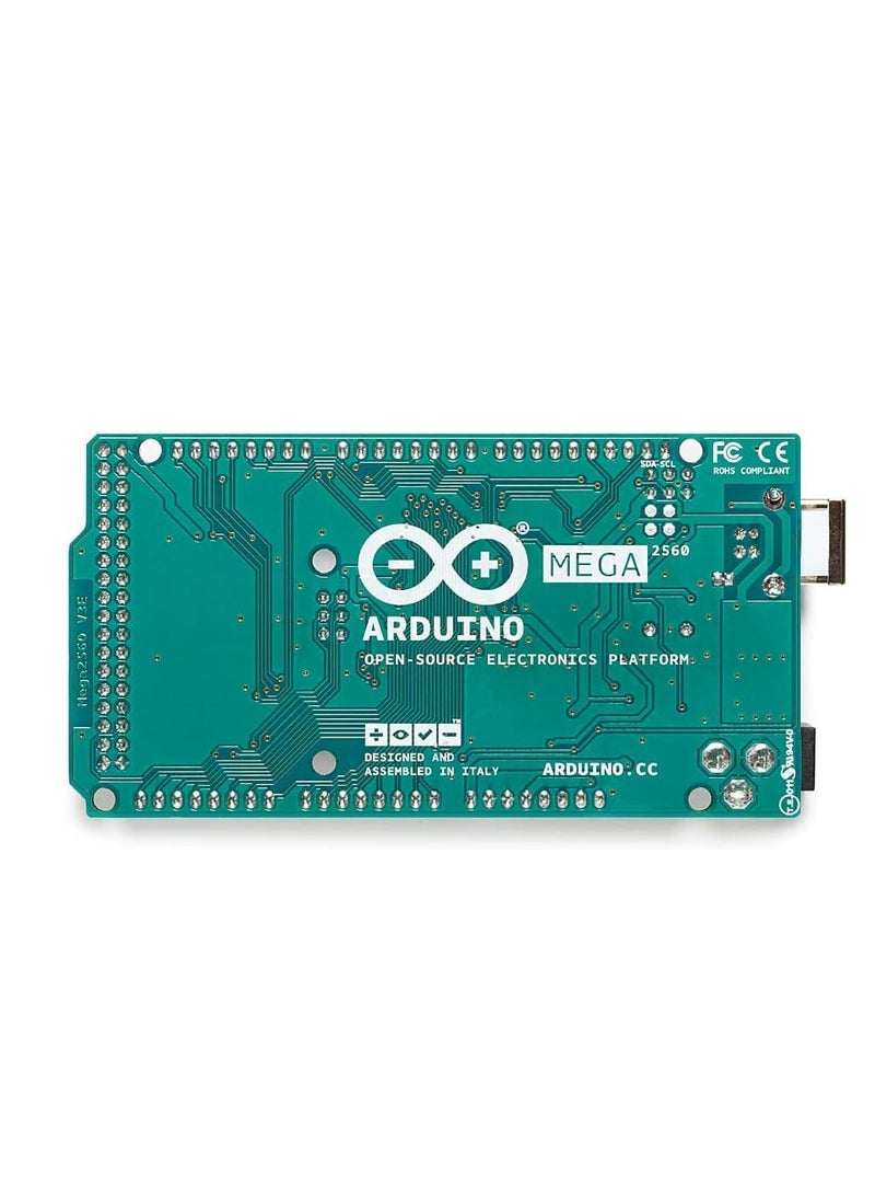 Arduino Mega 2560 REV3 A000067, Advanced Microcontroller Board with ATmega2560, Enhanced Memory and I/O for Complex Arduino Projects