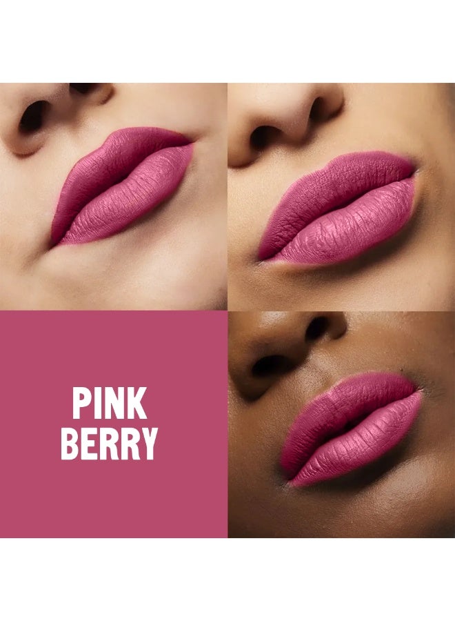 JANIWA Pink Berry Soft Matte Lipstick – Moisturizing Pink Lip Color, Lightweight Creamy Lipstick for Women, Smooth Velvet Finish Lip Makeup - Image 2
