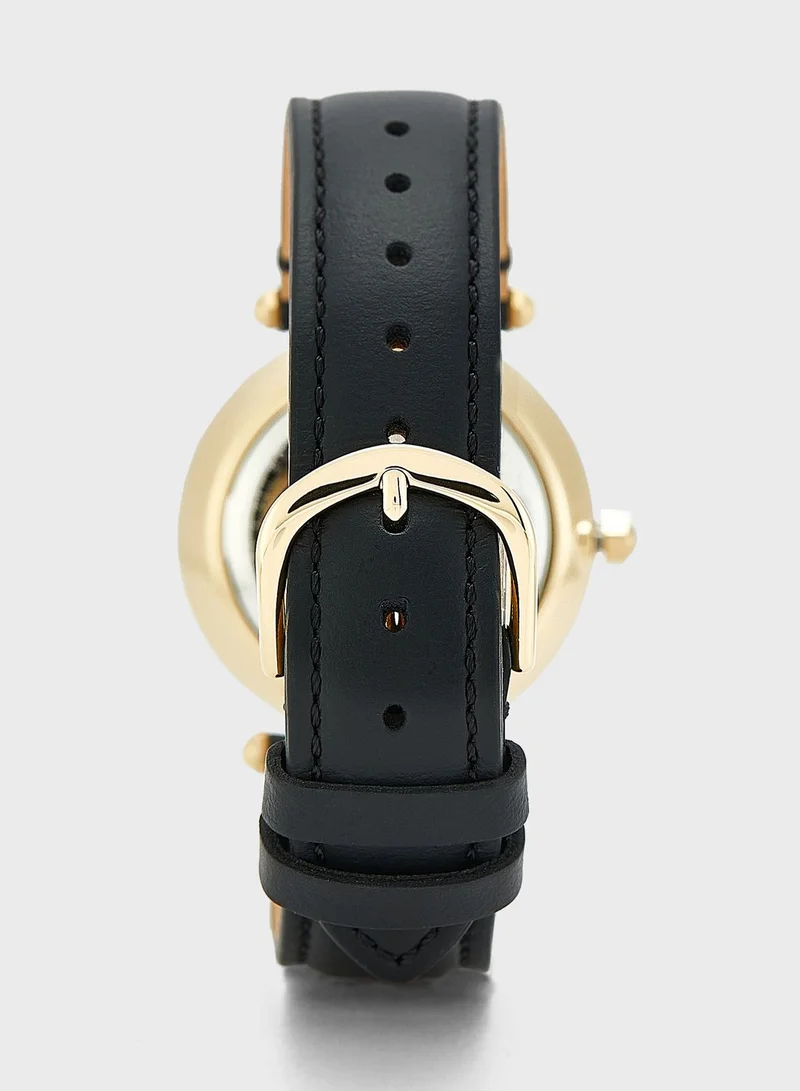 OLIVIA BURTON Ob Signature T-Bar Florals Analog Watch