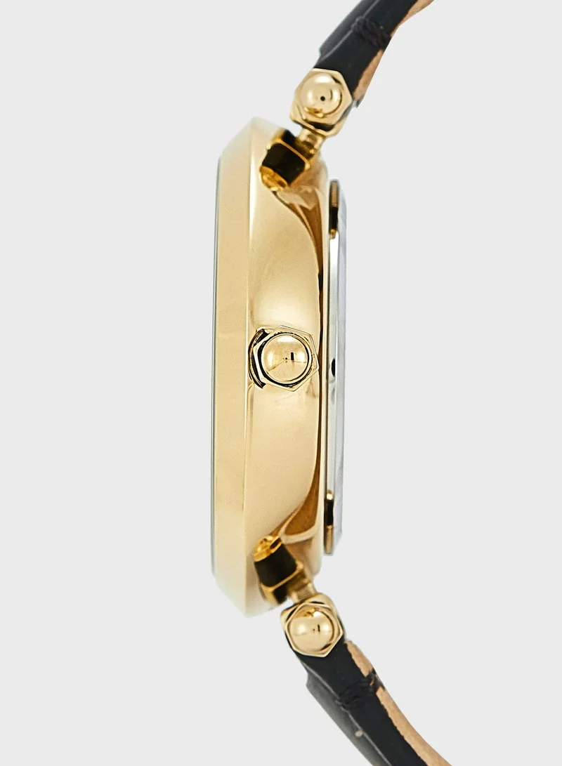 OLIVIA BURTON Ob Signature T-Bar Florals Analog Watch