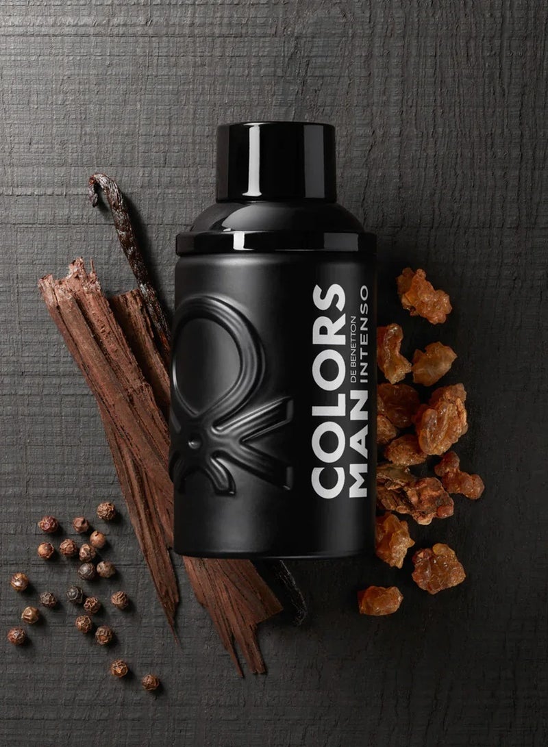 بينيتون كولورز بلاك إنتنس للرجال 100مل - Image 2