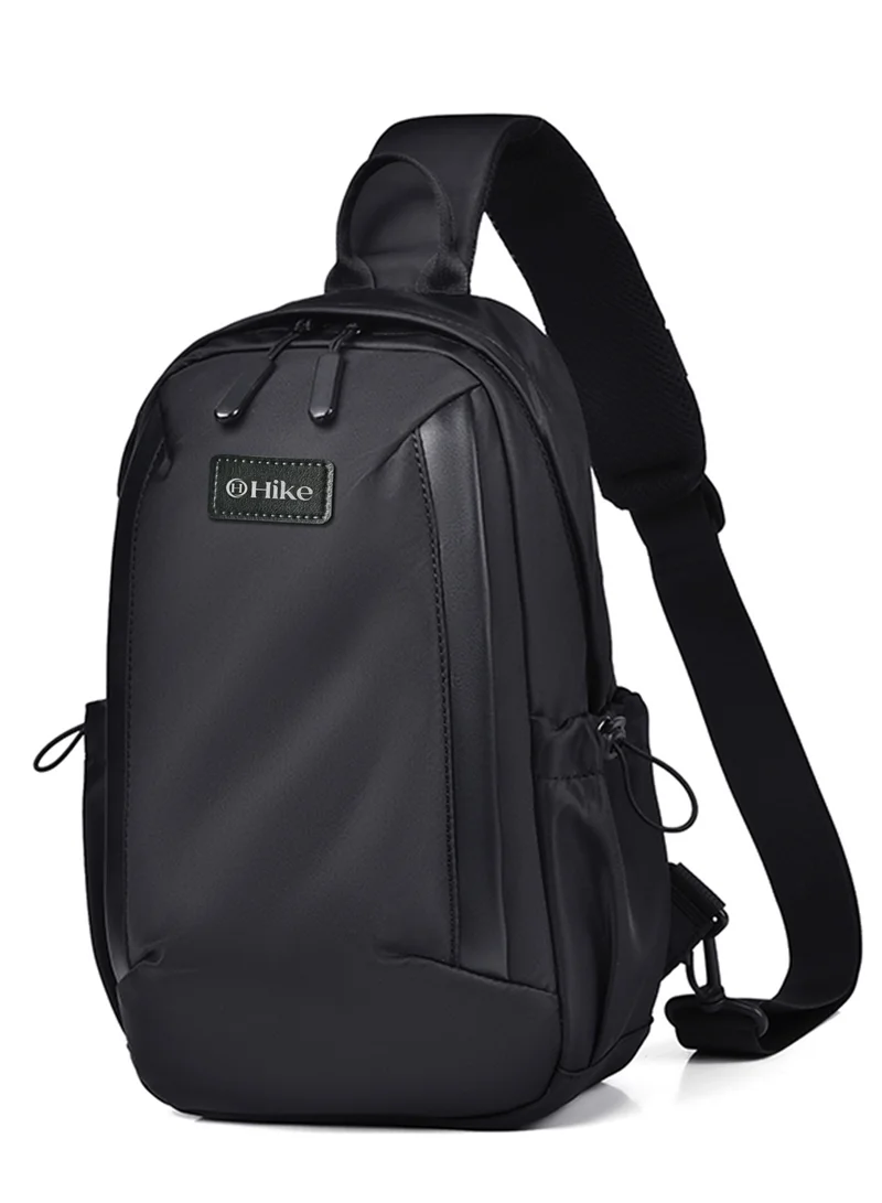 هايك Hike Unisex Durable Cross-body Bag Water Resistant Anti-Theft Unisex Sling bag for Travel School College Business Shopping Outdoor, HK3321-BLACK
