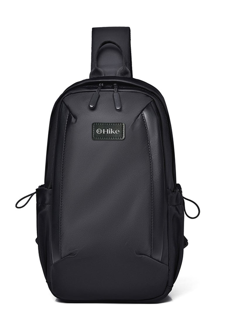 HIKE Unisex Durable Cross-body Bag Water Resistant Anti-Theft Unisex Sling bag for Travel School College Business Shopping Outdoor, HK3321, Black - Image 3