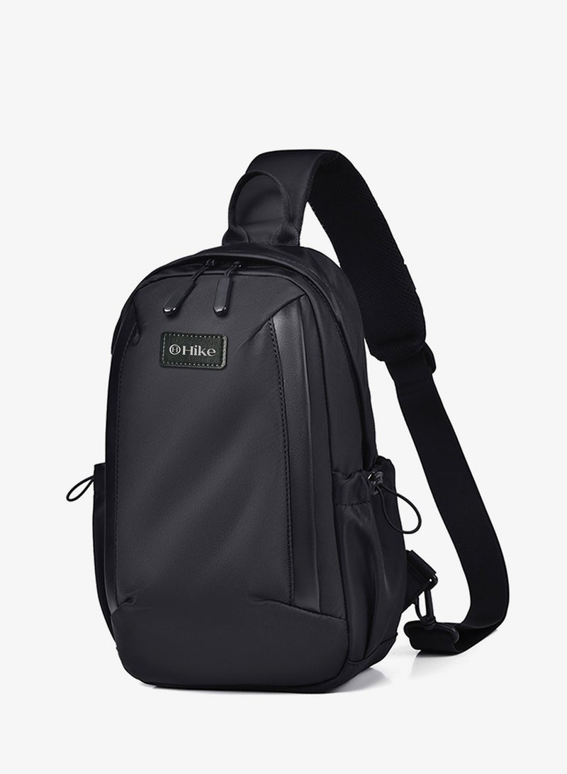 هايك Hike Unisex Durable Cross-body Bag Water Resistant Anti-Theft Unisex Sling bag for Travel School College Business Shopping Outdoor, HK3321-BLACK - Image 1