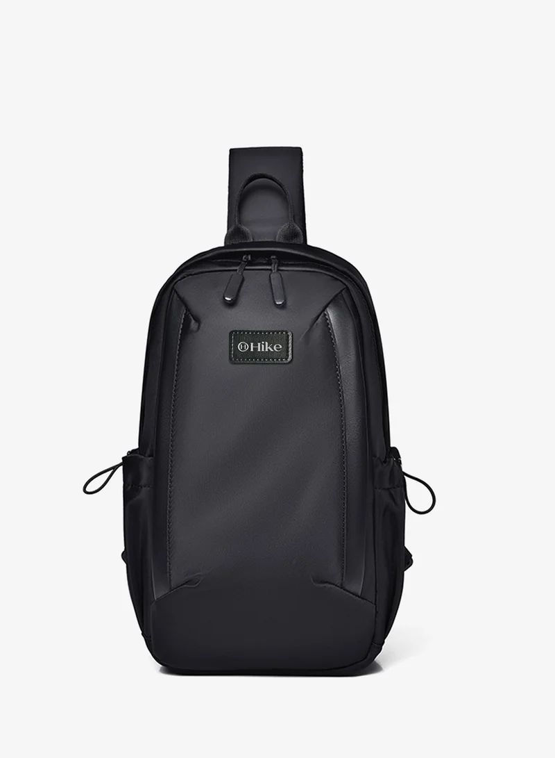 Hike Black Unisex Durable Cross-body Bag Water Resistant Anti-Theft Unisex Sling bag for Travel School College Business Shopping Outdoor, HK3321, Black  | Best Price UAE