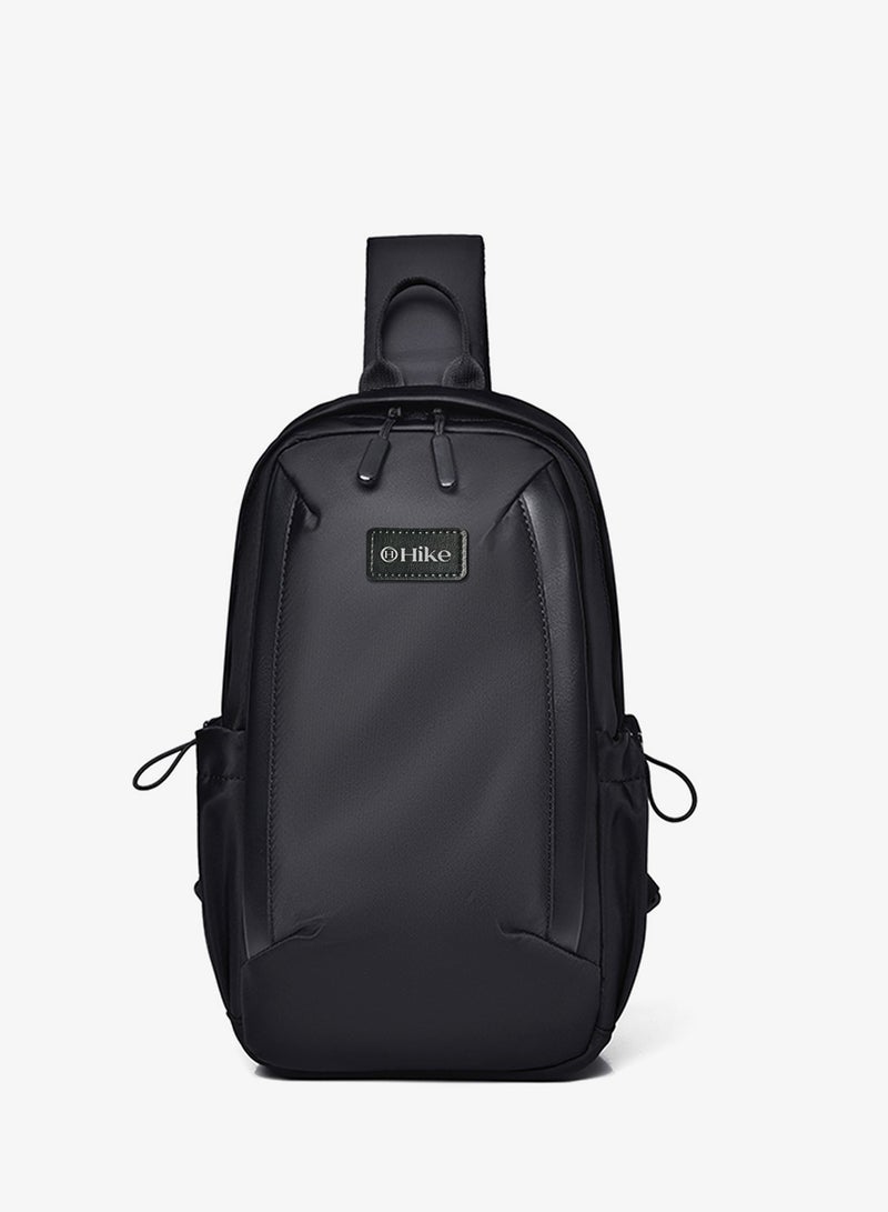 هايك Hike Unisex Durable Cross-body Bag Water Resistant Anti-Theft Unisex Sling bag for Travel School College Business Shopping Outdoor, HK3321-BLACK - Image 3