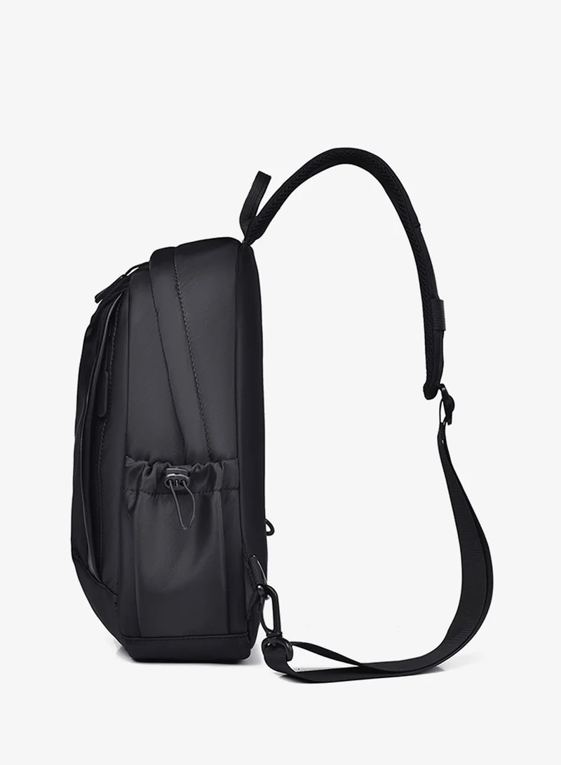 Hike Black Unisex Durable Cross-body Bag Water Resistant Anti-Theft Unisex Sling bag for Travel School College Business Shopping Outdoor, HK3321, Black  | Best Price UAE
