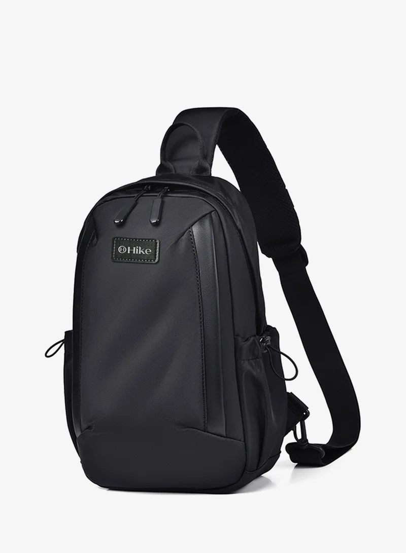 Hike Black Unisex Durable Cross-body Bag Water Resistant Anti-Theft Unisex Sling bag for Travel School College Business Shopping Outdoor, HK3321, Black  | Best Price UAE