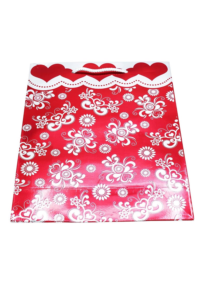 iLife - iLife Gift Bags 20 * 8.6 * 26 CM - 12 Pcs Paper Bags with Handles Bulk, Shopping Bags Retail Bags Paper Gift Bags (Maroon) - Image 1