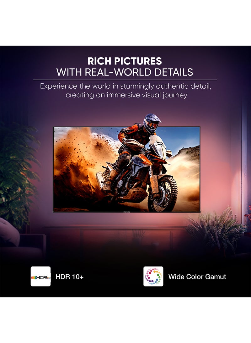 NIKAI Bundle 500L Double Door Frost Free Refrigerator (NRF500FSS) + 8/5  Fully Automatic Washer & Dryer (NWM805FDW) + Nikai 4K Google Smart TV (55NIKGOOGLE) 500 L 113 W NRF500FSS+NWM+55NIK Silver - Image 4
