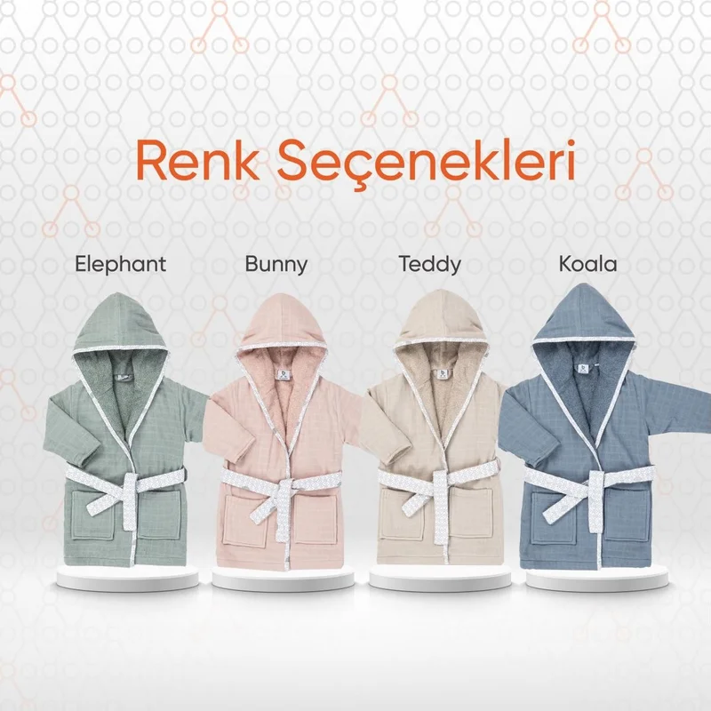 Gezenbebe Hero Muslin & Towel Baby Kids Bathrobe Koala