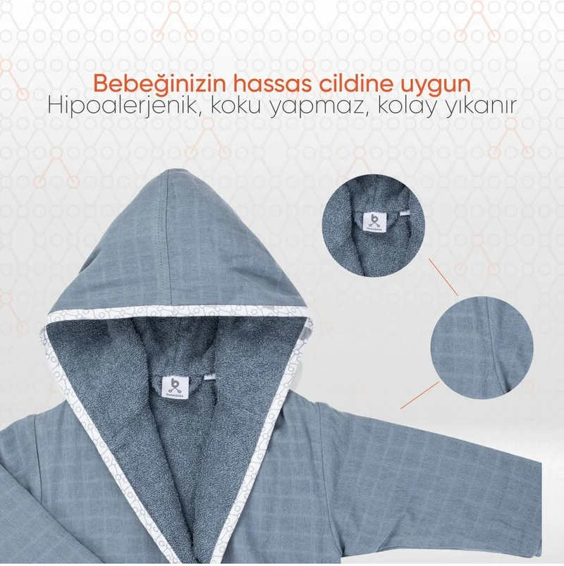 Gezenbebe Hero Muslin & Towel Baby Kids Bathrobe Koala