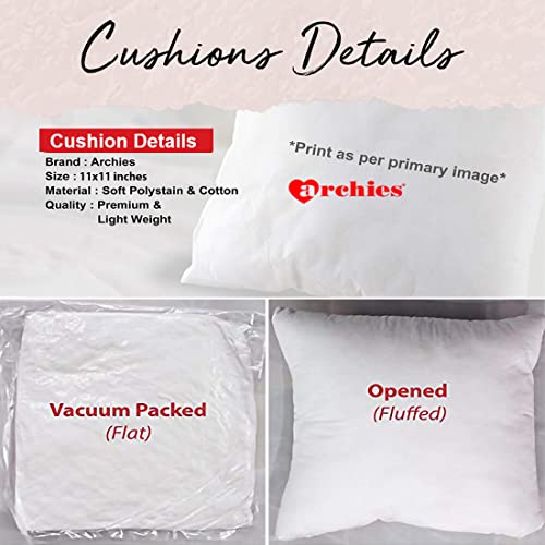 ARCHIES Gift for Fathers | Gifts for Father Cushion Cover 12x12x with Pillow Filler, Card Gift Set for Father, Dad, Papa | Father Day Giftting Idea FDC23CC-FPIL13 - Image 4